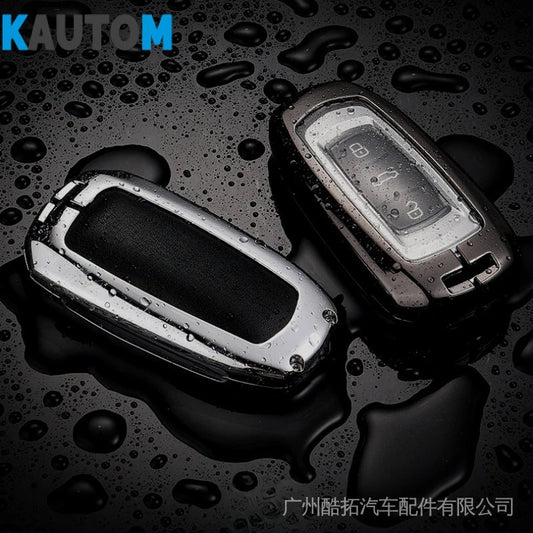 Men Car Metal Key Cover Use For Geely Pro Emgrand GS GL Vision X3 X1 EC7 Geometry EX3